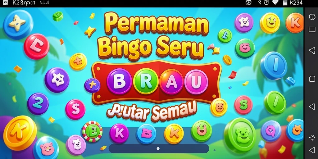 Tampilan gameplay K234 yang seru saat permainan Bingo berlangsung.