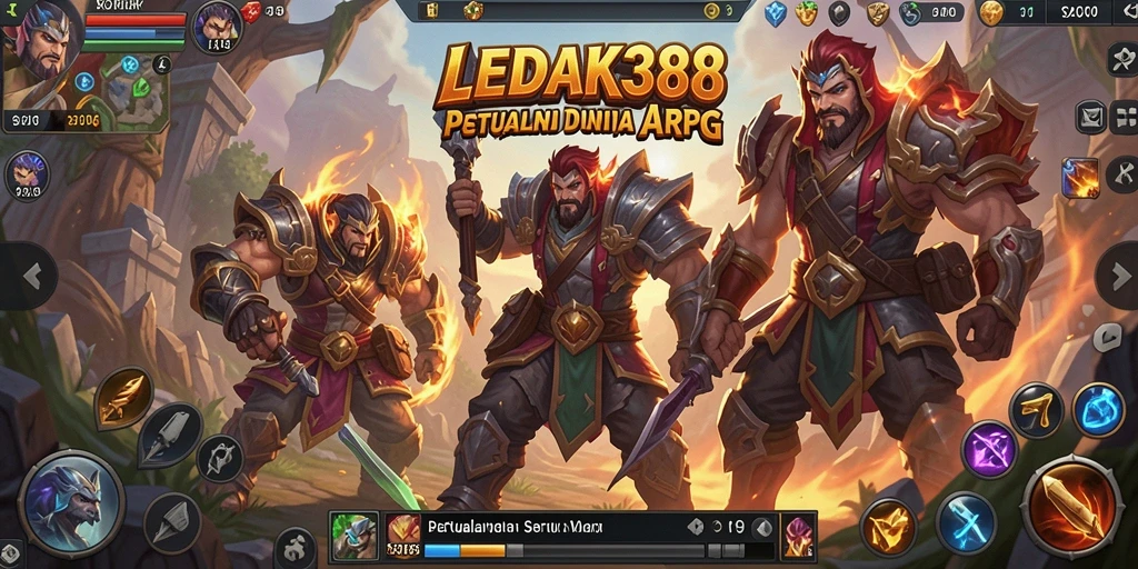 Tampilan gameplay yang memukau dalam dunia ARPG.