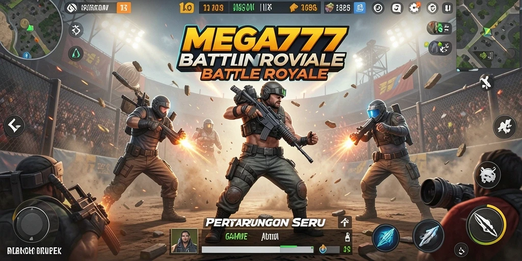 Tampilan seru pertarungan di MEGA777 dengan pemain beraksi.