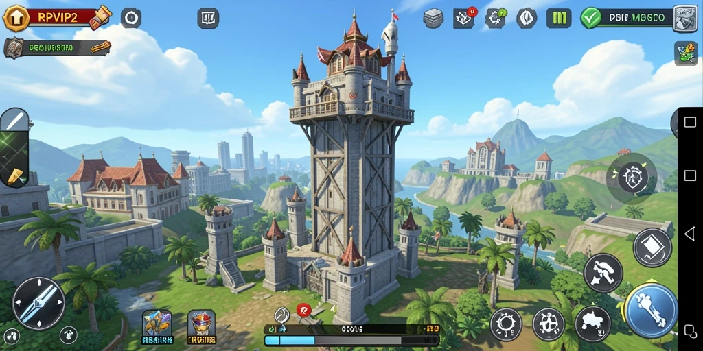 Gameplay RPVIP2 yang menegangkan dalam genre Tower Defense.