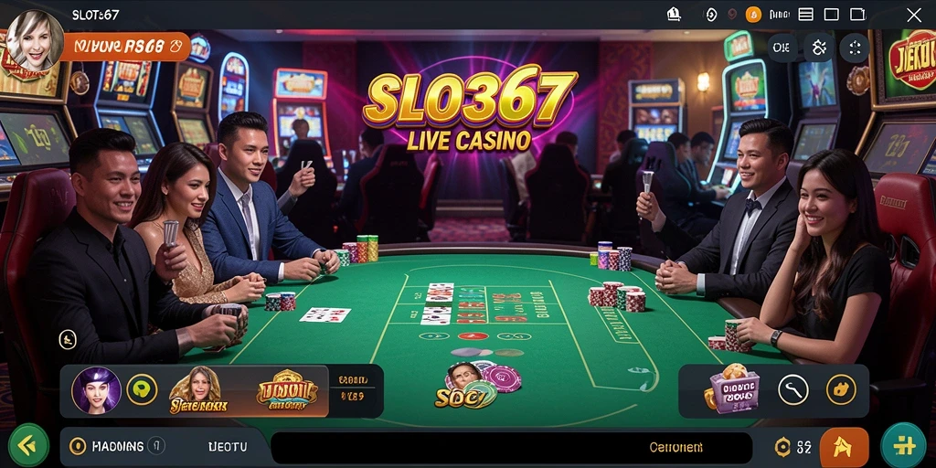 Tampilan grafis live dealer yang memukau di SLOT367.