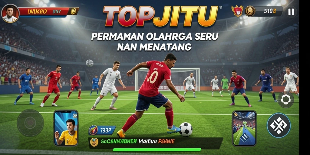 Tampilan gameplay TOPJITU yang menegangkan dan mengasyikkan.